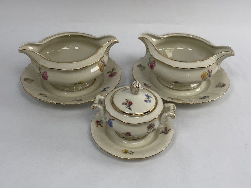 Porcelánový obedový servis 6os - 4