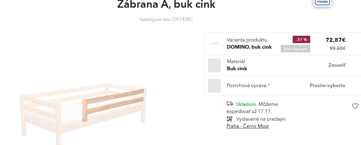 Rebrík a navyšovacie prvky Domestav - masív buk - 4