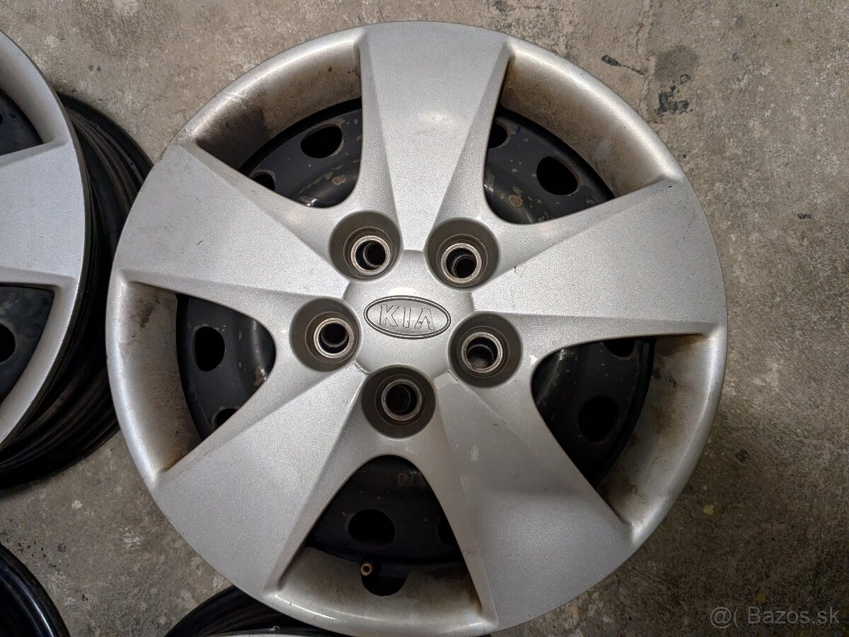 Predám plechové disky z KIA Ceéd SW 5,5Jx15 ET47 - 4