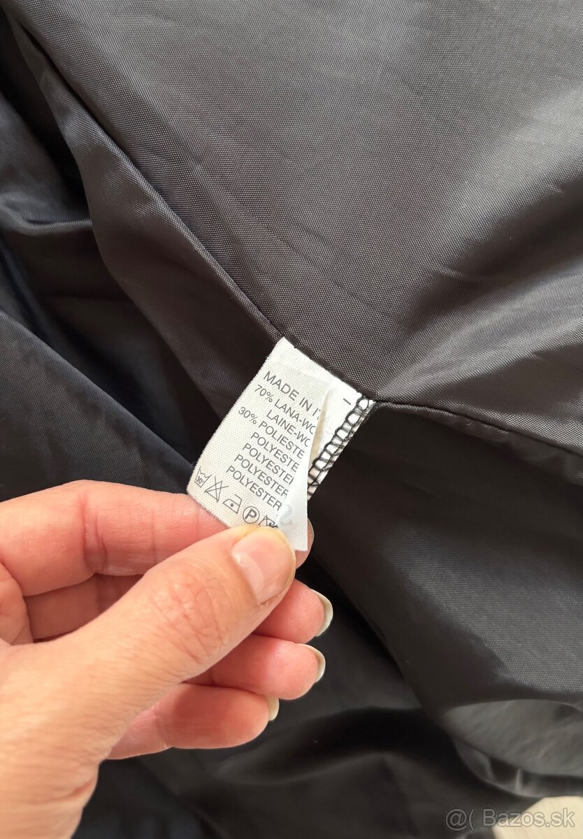 Dámsky vlnený kabát - 4