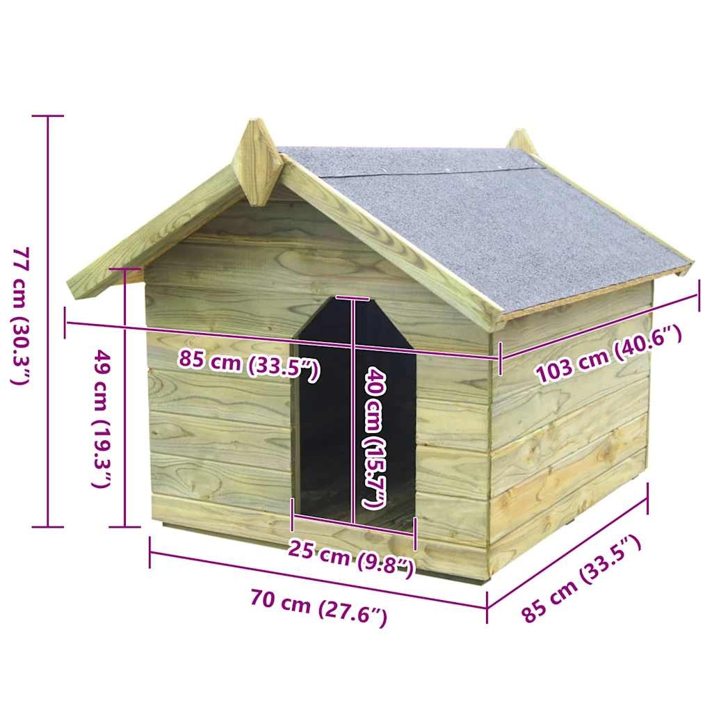 Psia búda s otváracou strechou - 4