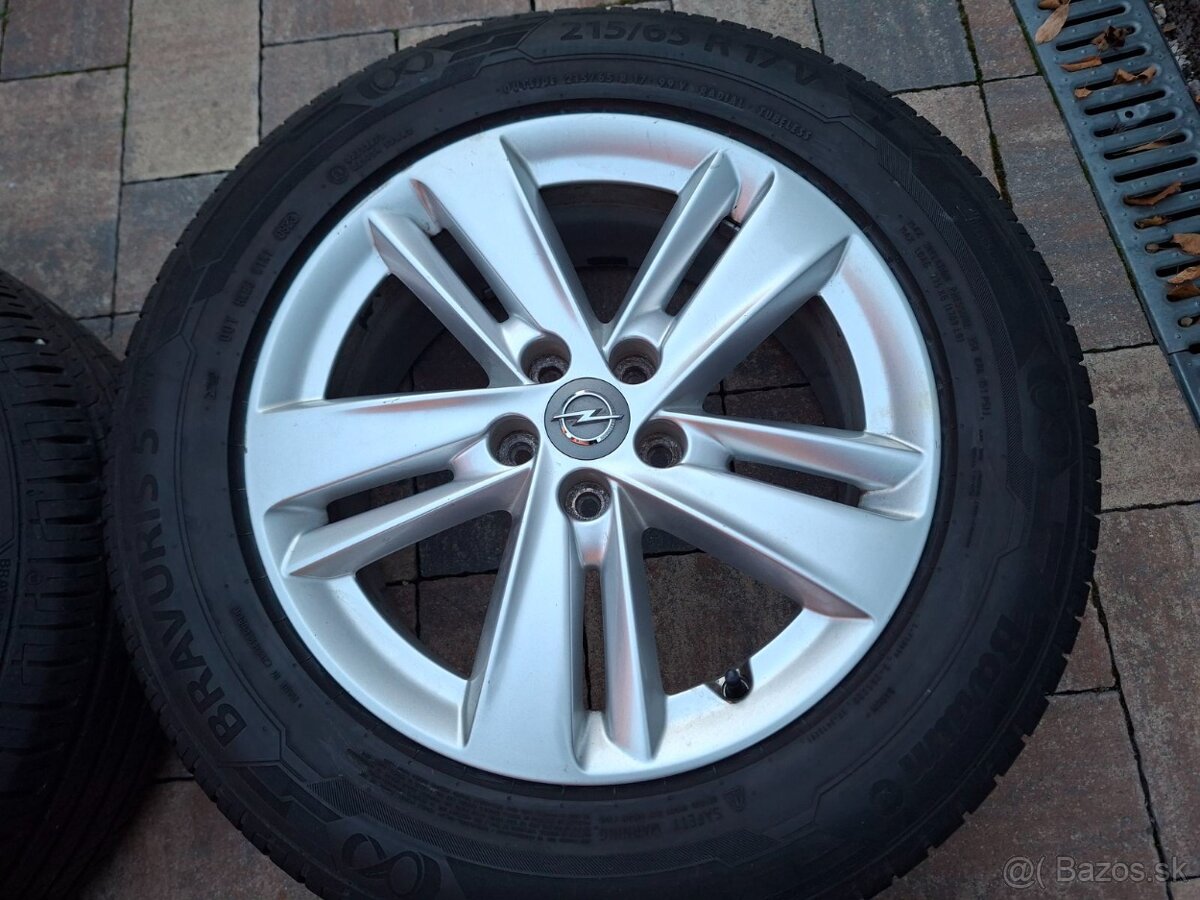 Orig. hliníkové disky Opel R17, 5x108 - 4
