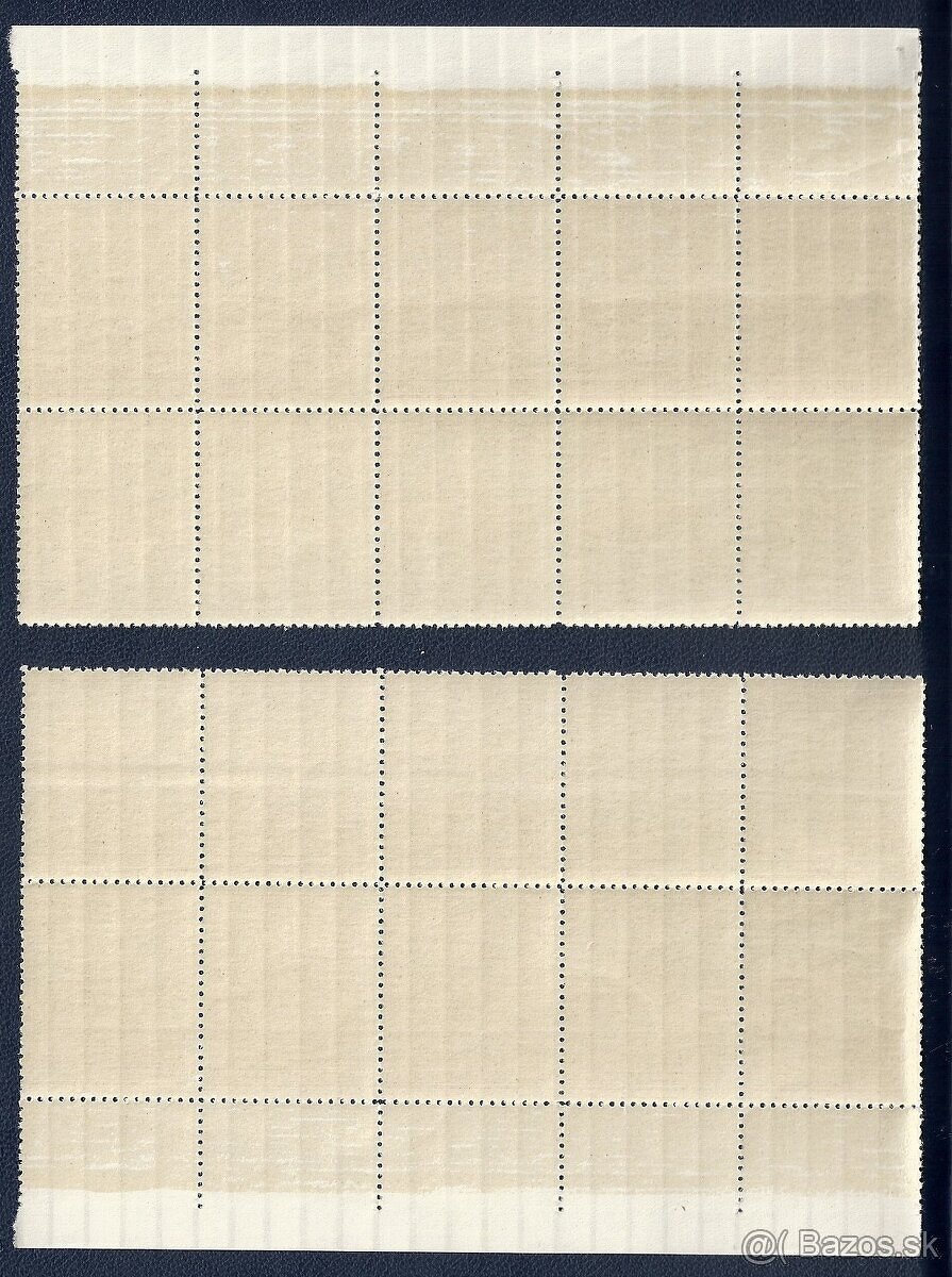 Známky, zbierka, bloky Zborov 1937, ČSR I - 4