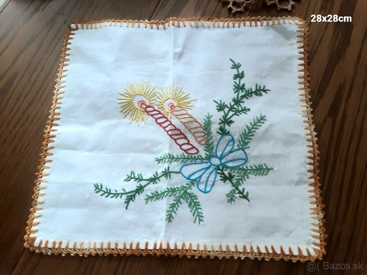 Predaj ručne vyšívaného prestierania - 4