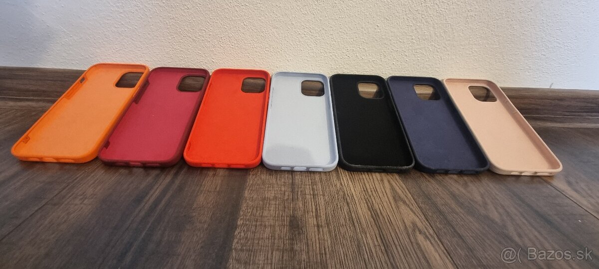 Zadný ochranný kryt iPhone 12/12 Pro/12 pr Max - Plast/Semiš - 4