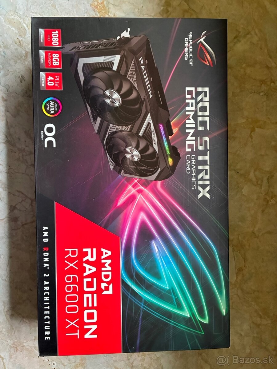 Asus ROG STRIX OC Gaming Edition AMD RX6600XT - 4
