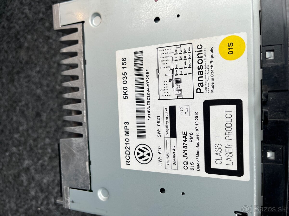 Autorádio GOLF 6 - 4