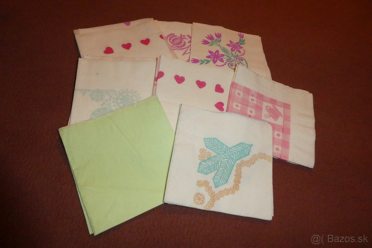 sestrina zbierka obrúskov - servítkov - 4