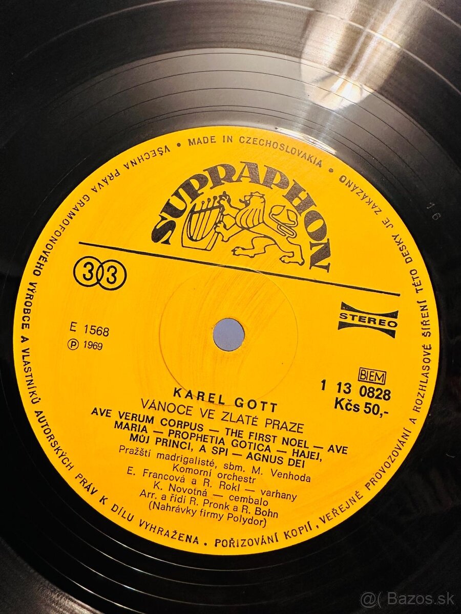 Karel Gott –Vánoce Ve Zlaté Praze (1969, reedícia) - 4