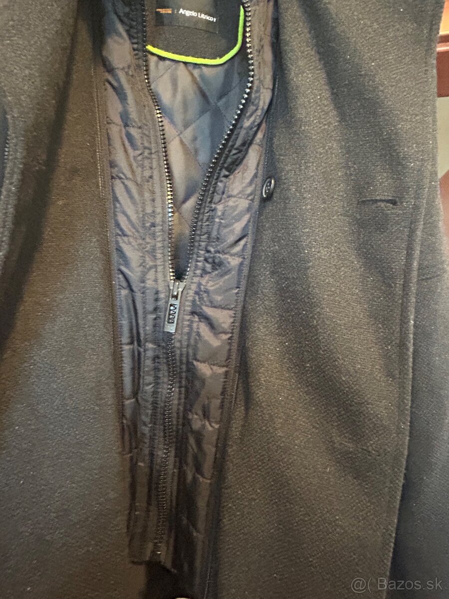 Zimný pánsky kabát (dvojradový), veľkosť L - 4