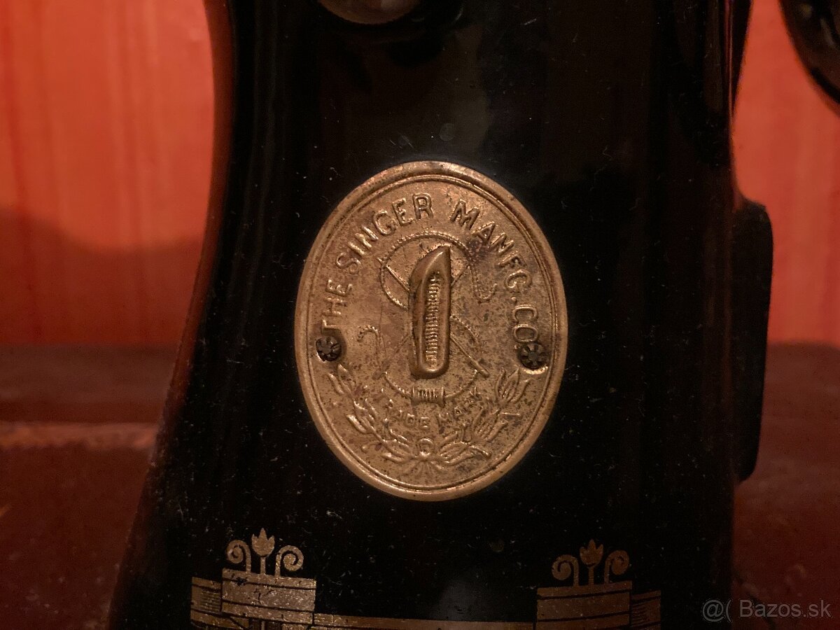Šijací stroj zn. Singer z roku 1926-funkčný - 4