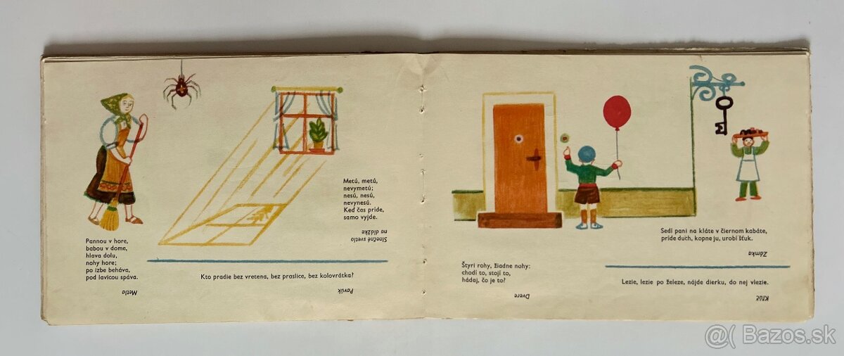 Slovenské ľudové hádanky - rok vydania 1959 - 4