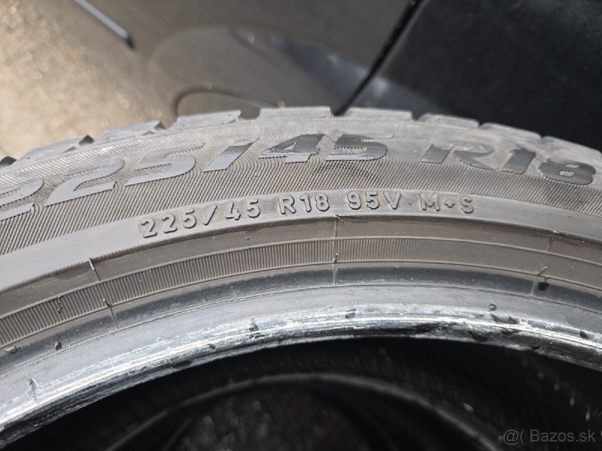 4x zimné pneu 225/45r18 - 4