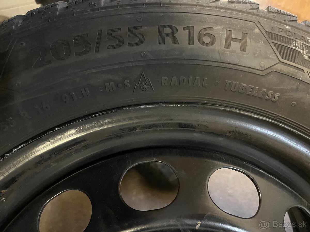 Disky , pneu Zimné Barum 205/55 r16 - 4