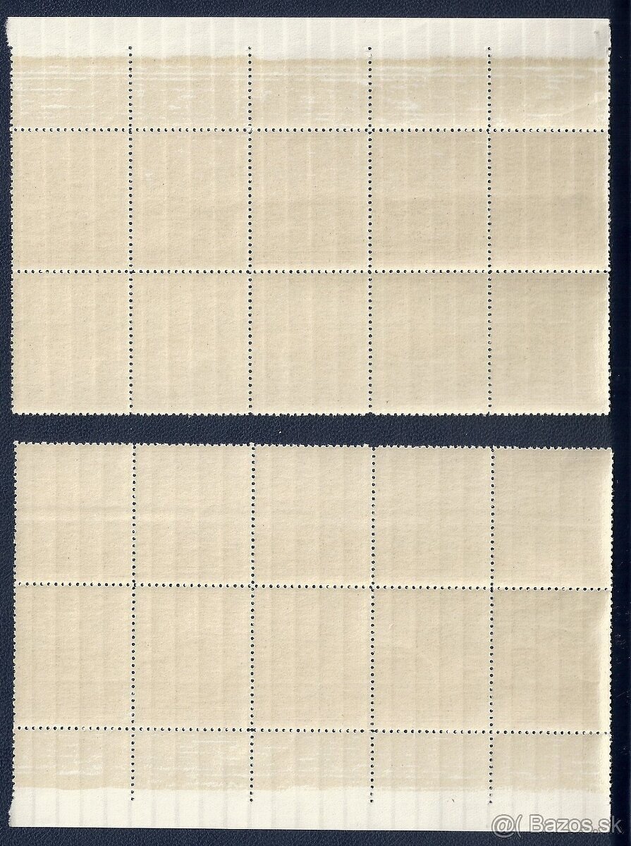 Známky, bloky Zborov 1937, ČSR I - 4