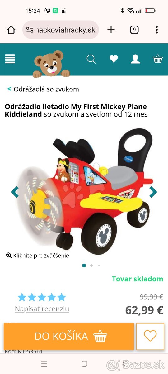 Odrážadlo lietadlo + darujem hojdačku - 4