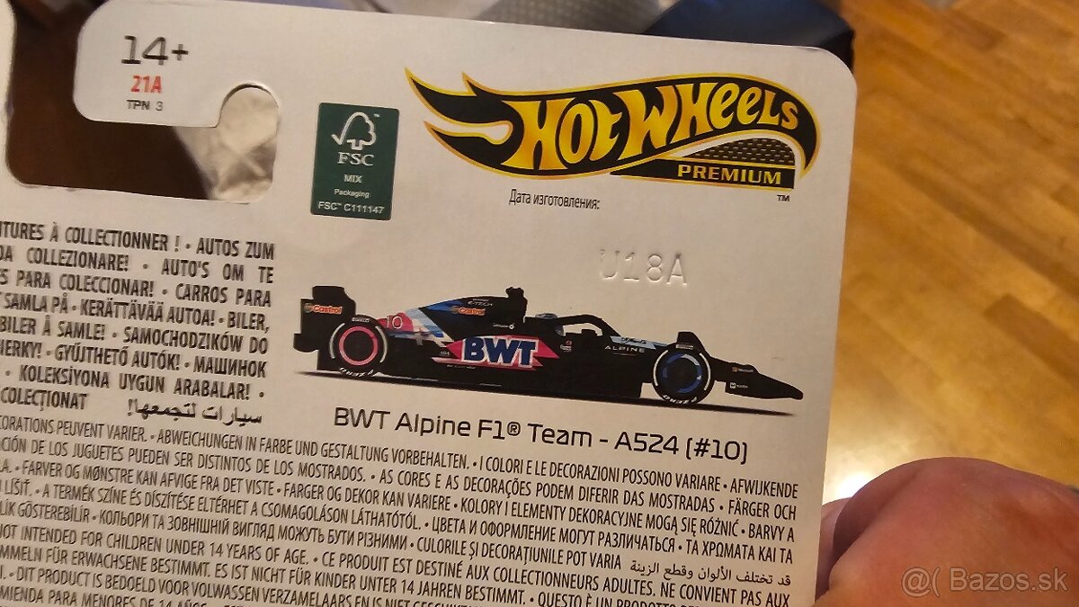 BWT Alpine F1 Team HotWheels Premium - 4