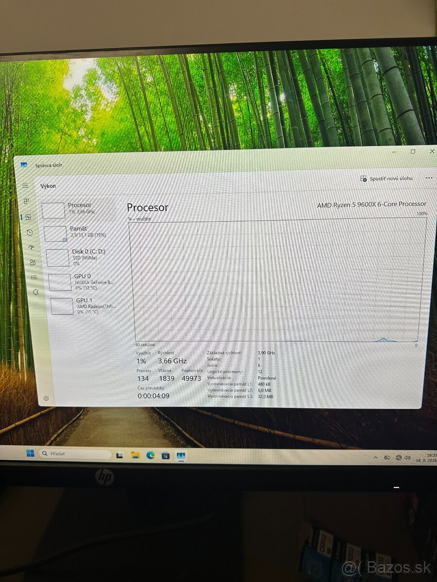Ryzen 5 9600x / RTX 4060 / 16GB RAM DDR5 - 4