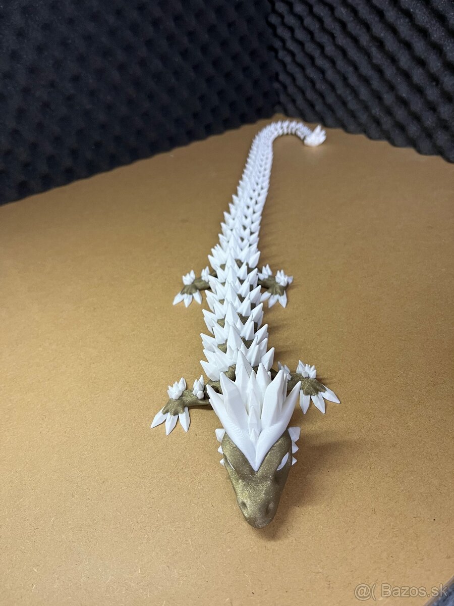 Flexibilný kryštálový drak 3D tlač - 4