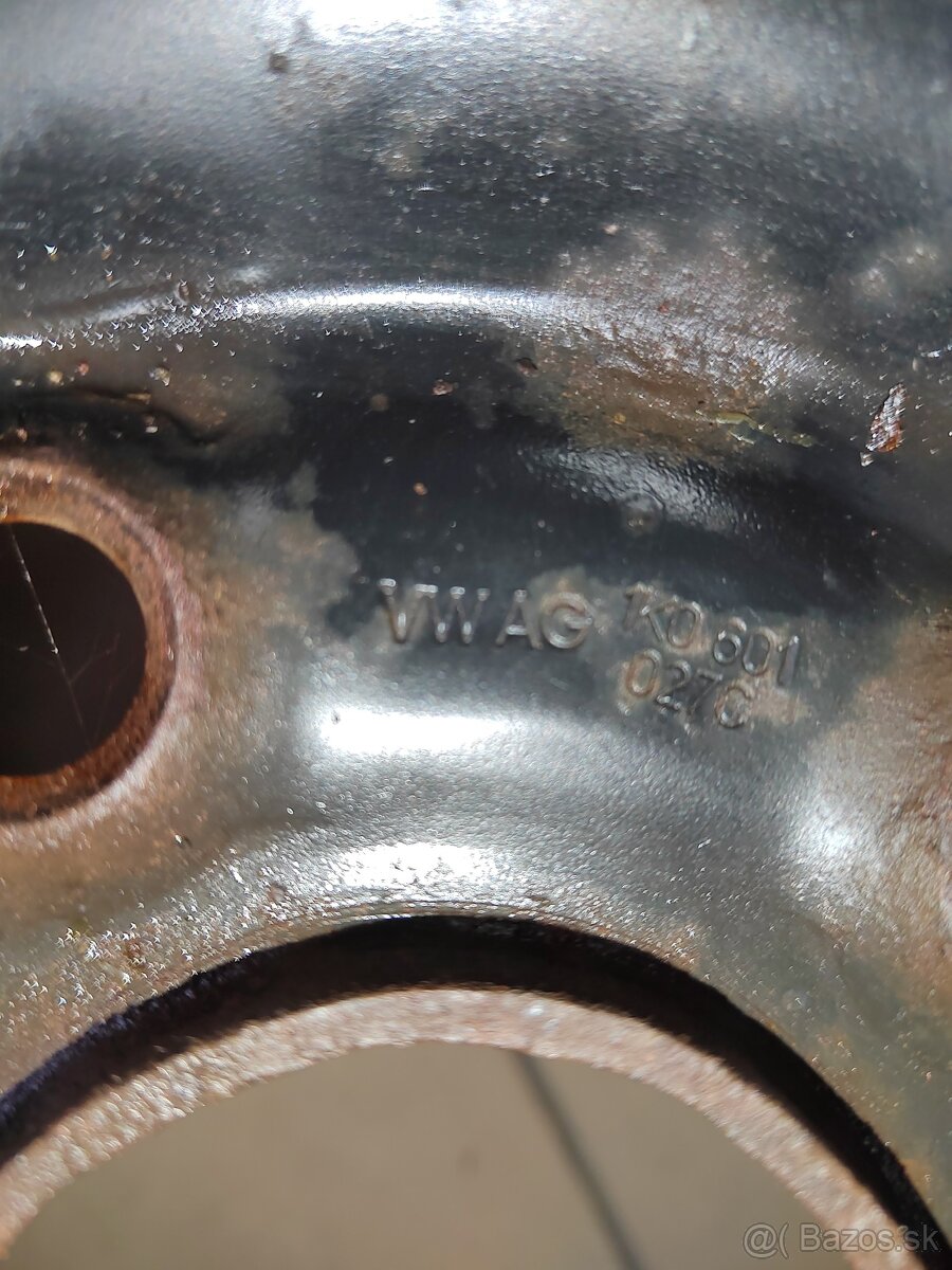5x112 R15 Plechove disky org. VW - 4