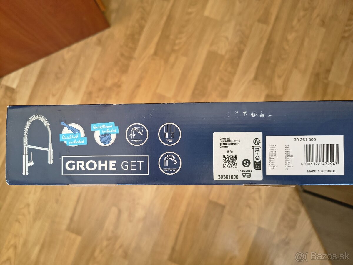 NOVÁ profi kuchynská batéria GROHE Get - 4