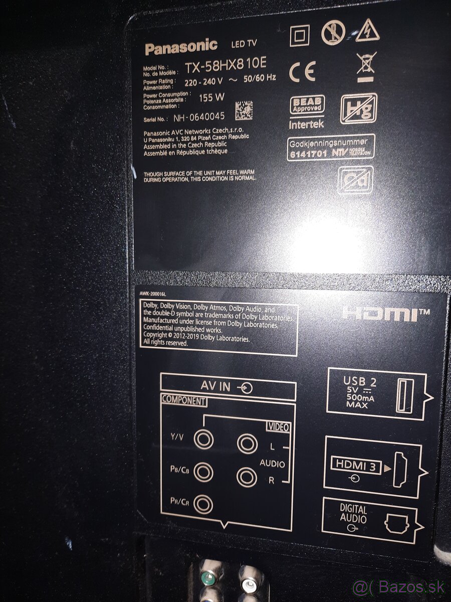 Predám televízor LED Panasonic - 4