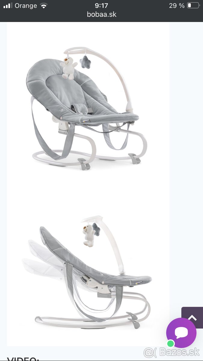 Detská jedálenská stolička hauck trojkombinácia - 4