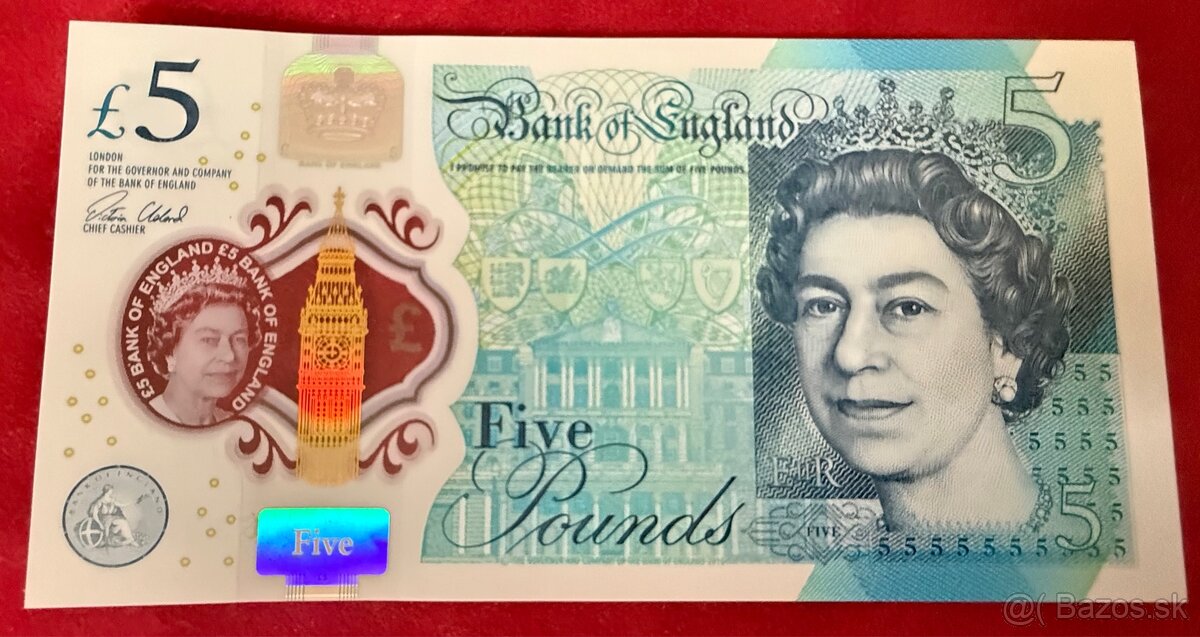 Staré bankovky Alžbeta II. rôzne krajiny - 4