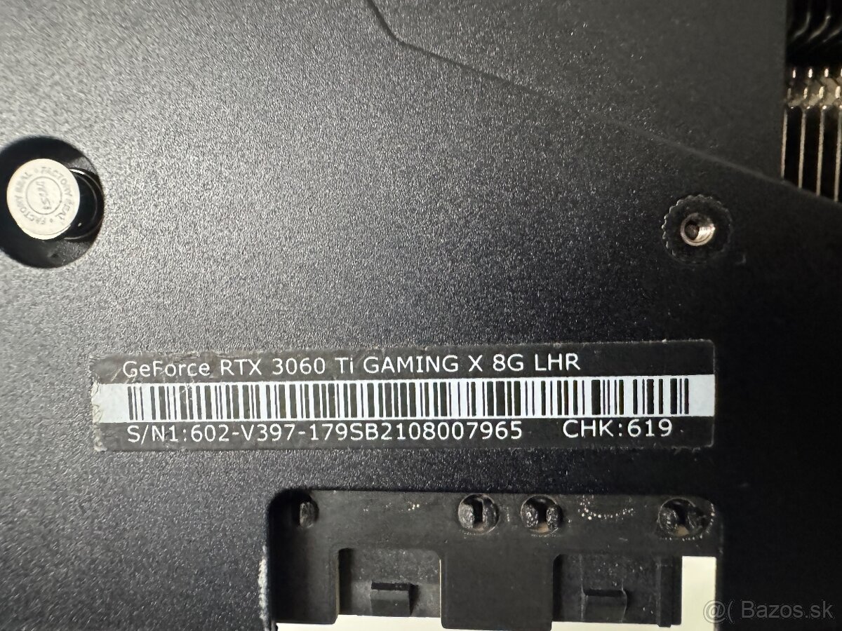 MSI GeForce RTX 3060 Ti GAMING X 8GB LHR - 4