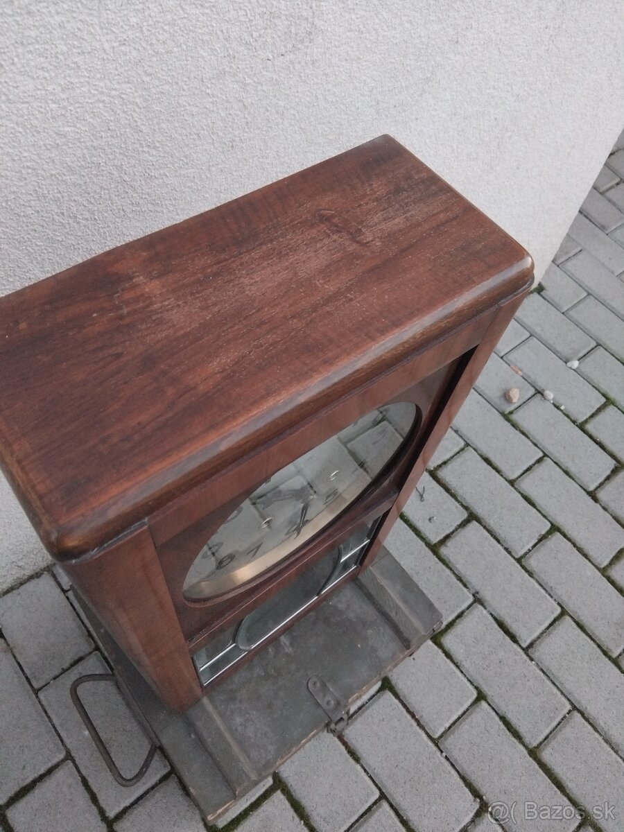 Predám krásne mechanické nástenné hodiny značky Junghans, ne - 4