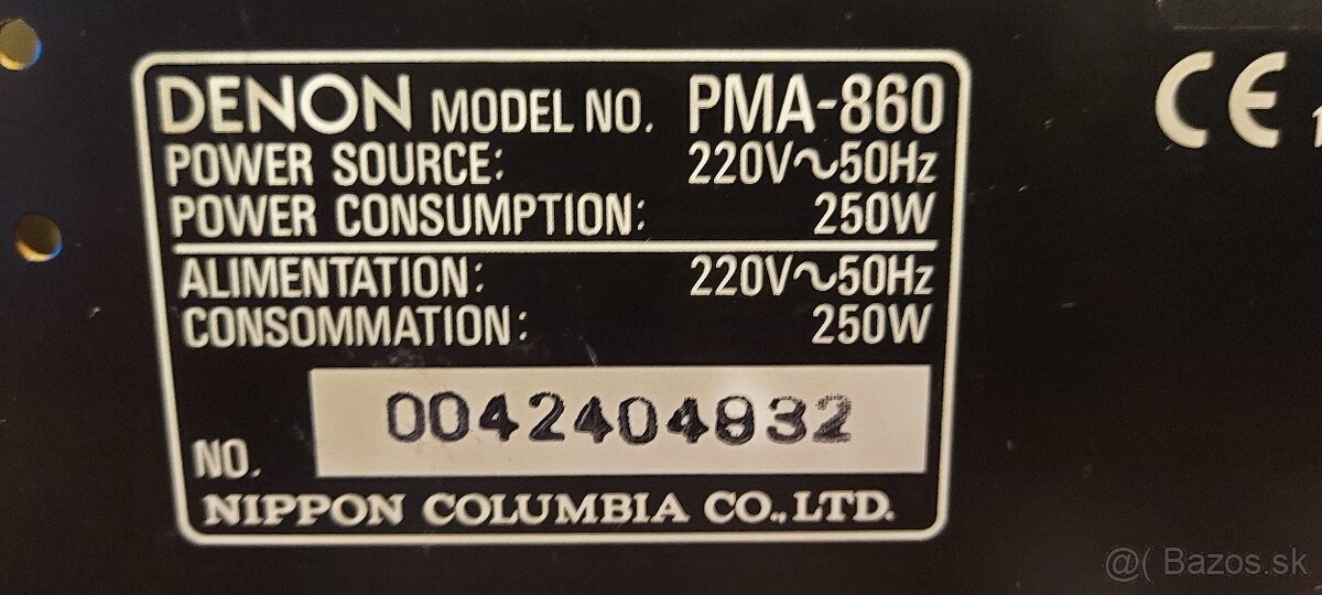 Predám zosilovač Denon PMA-860 - 4