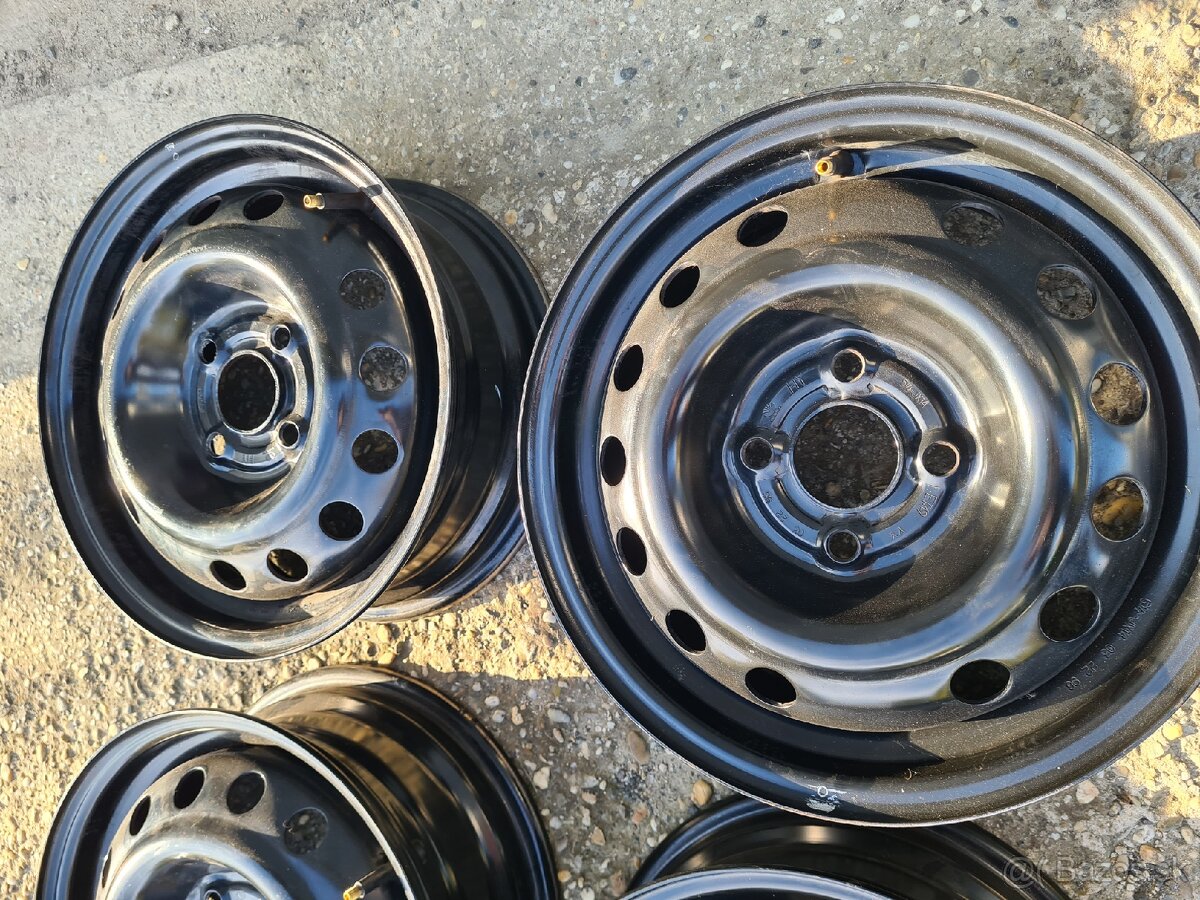 Plechove disky r14 opel,daewoo - 4