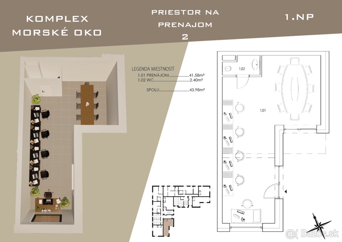 Moderné obchodné priestory – projekt MORSKÉ OKO, Sobrance - 4