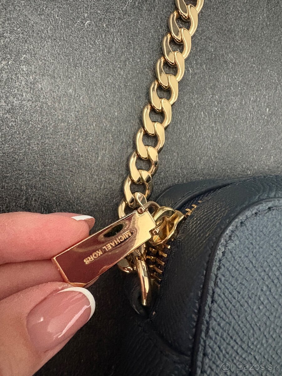 Kabelka Michael Kors modrá - 4