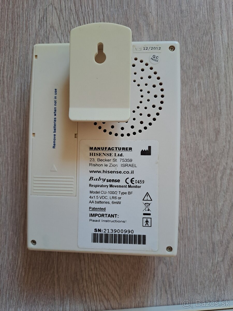 Monitor dychu Babysense 2 - 4