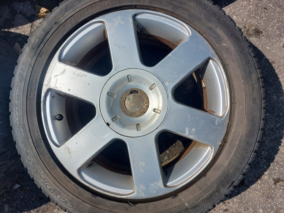 ELEKTRÓNY ŠKODA R16 5X112 6,5JX16 ET50 1Z0601025B - 4