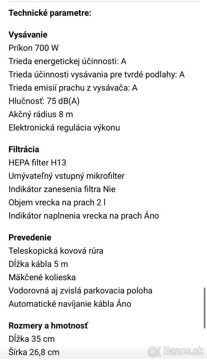 Podlahový vysávač Sencor - 4