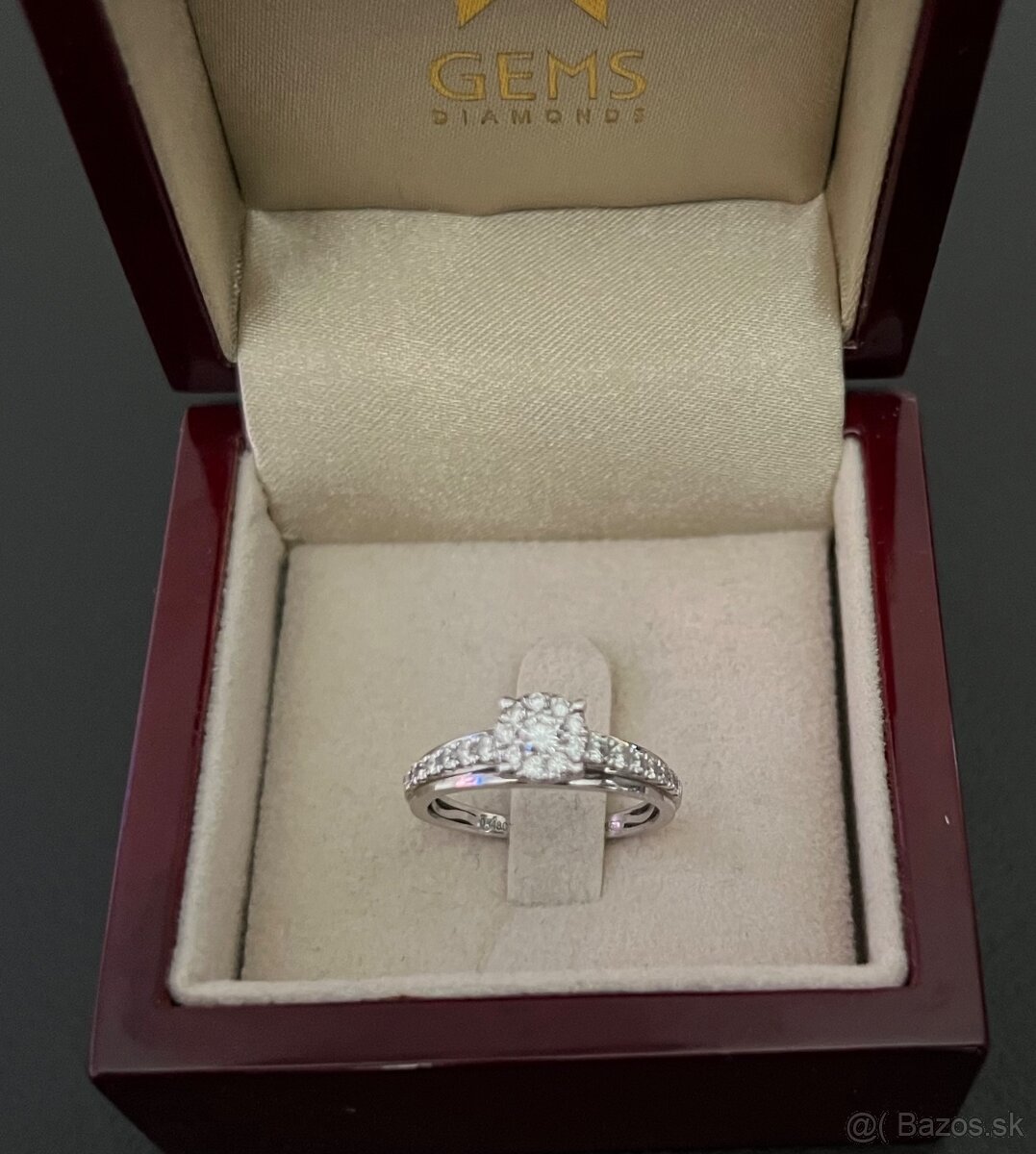 Briliantový zásnubný prsteň. - 4