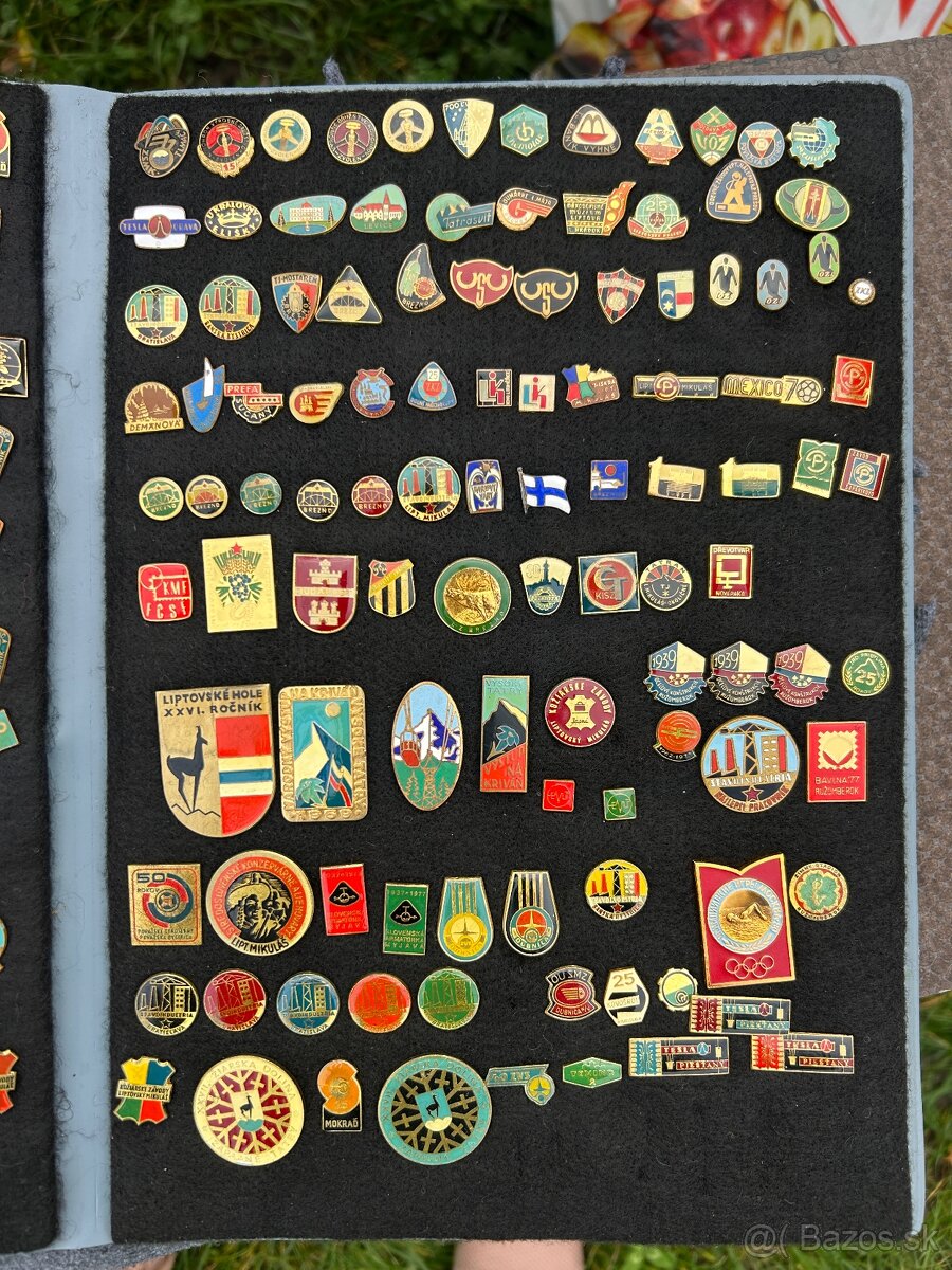 Predám veľkú zbierku československých odznakov (cca 400–500 - 4