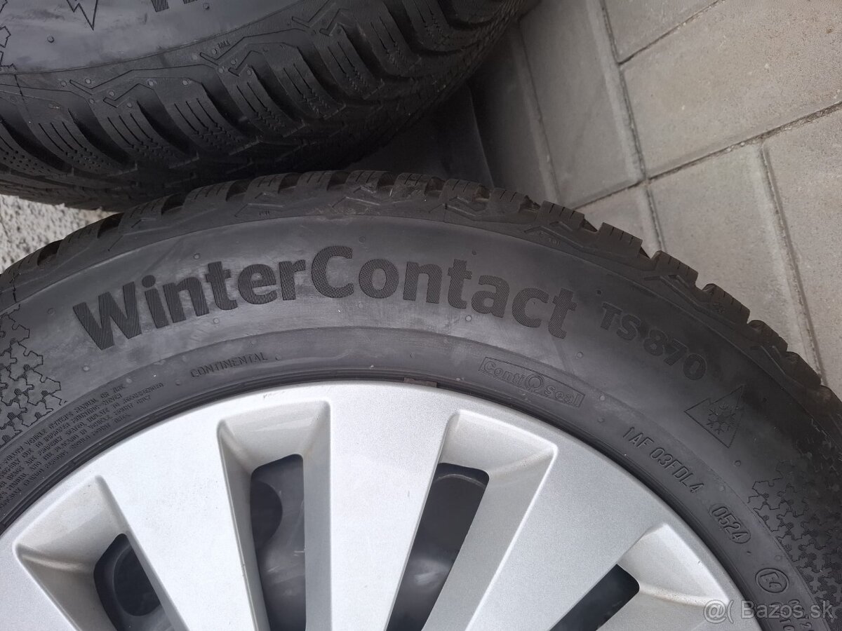 Zimna sada VWGROUP, Continental 215/60 R16,5x112,8 mm, 2024 - 4