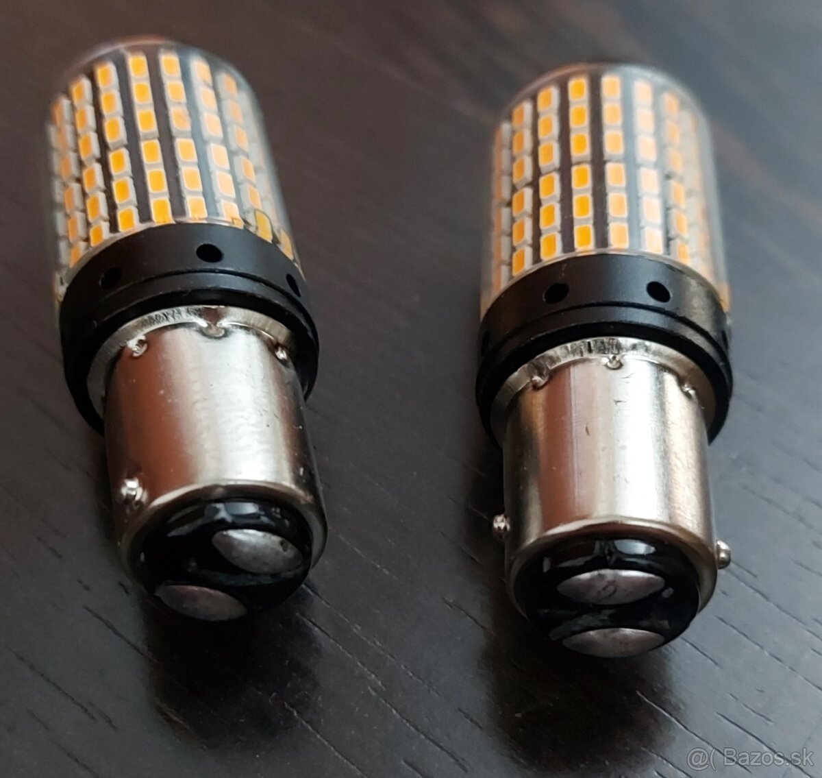 LED žiarovka BAY15d 21/5w Oranžová sada 2ks - 4