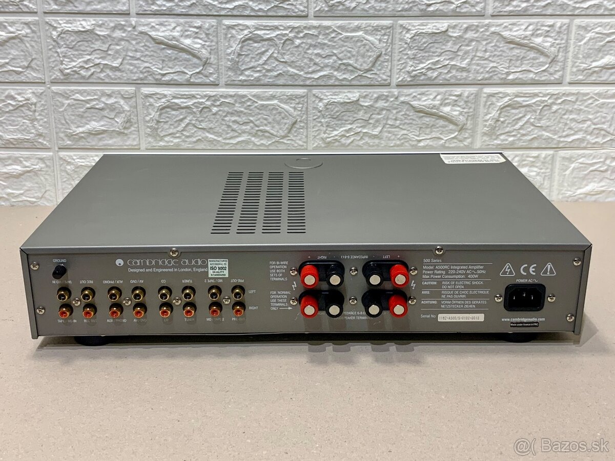 Cambridge Audio A500 …. Integrovany stereo zosilovač - 4