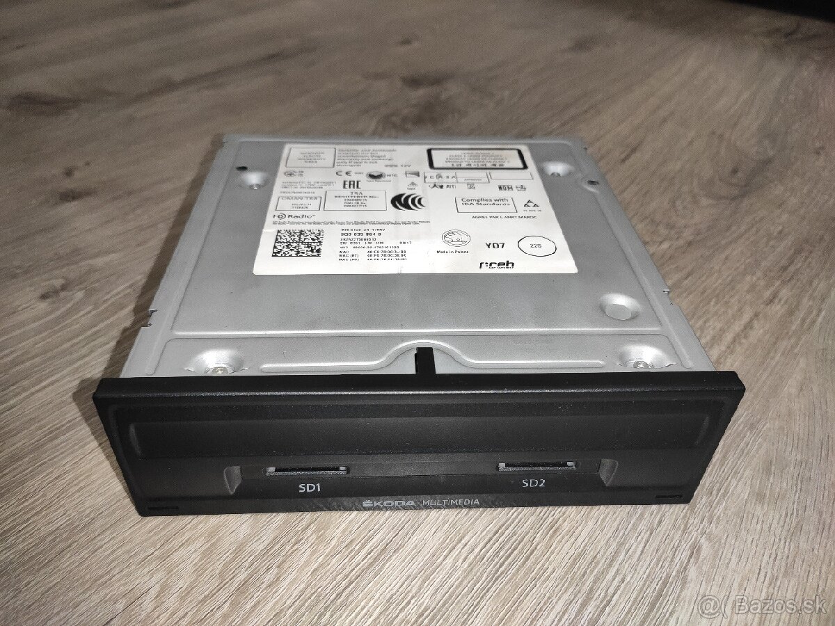 MIB2 Škoda Bolero / Amundsen s Carplay a Android Auto - 4