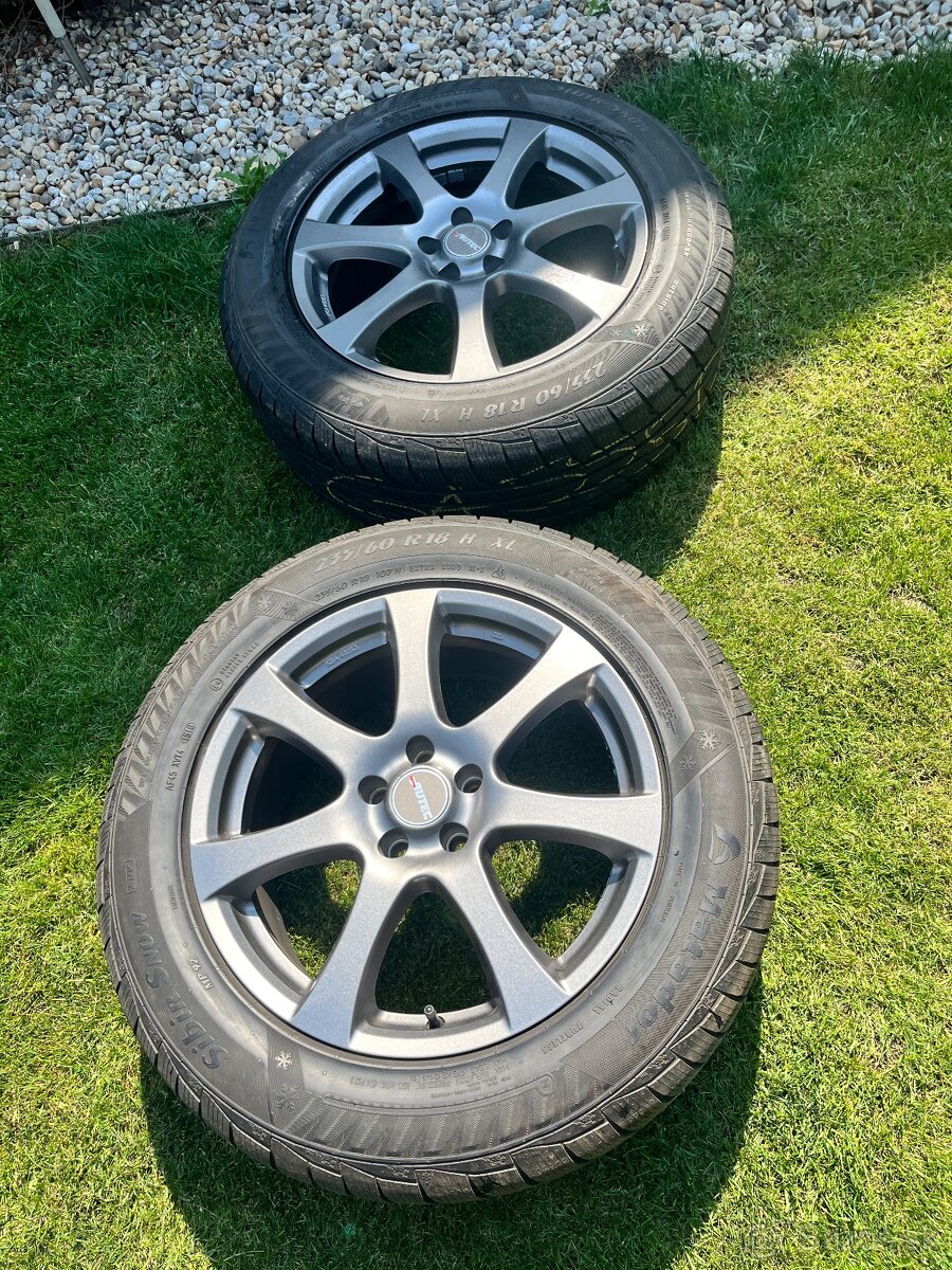 Elektróny R18 5x108 + zimné pneumatiky 4ks NIŽŠIA CENA - 4