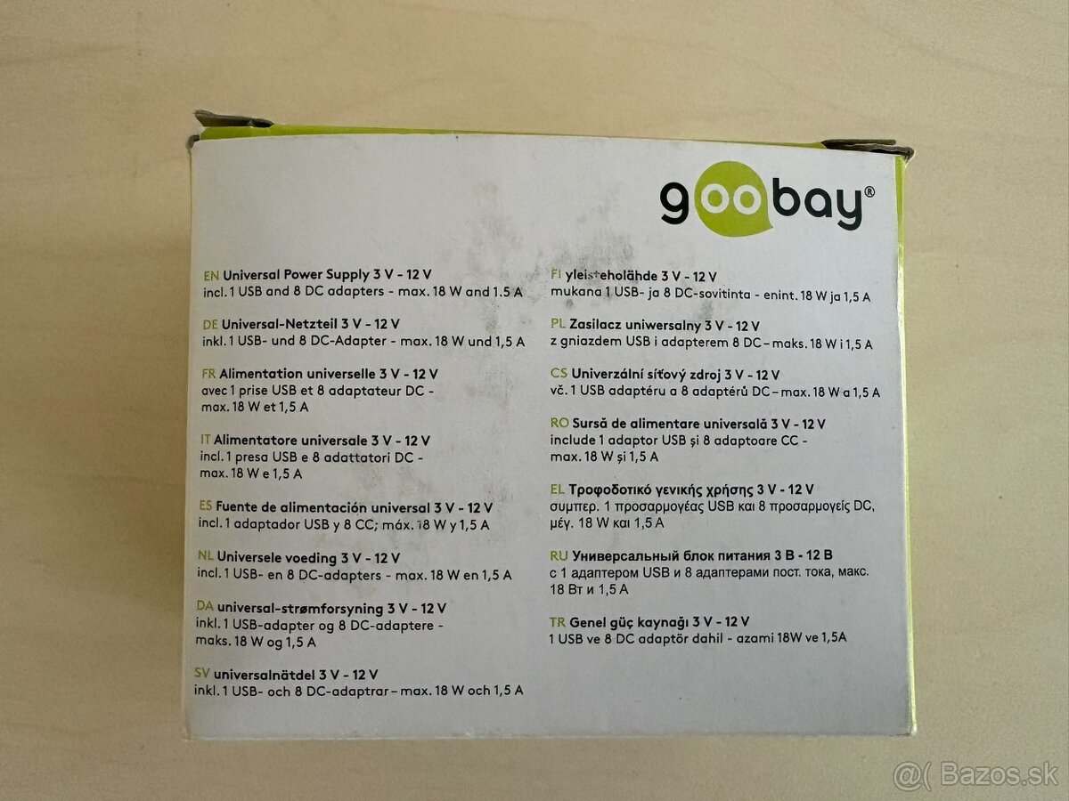 Universal Power Supply adapter 3 V - 12 V. - 4