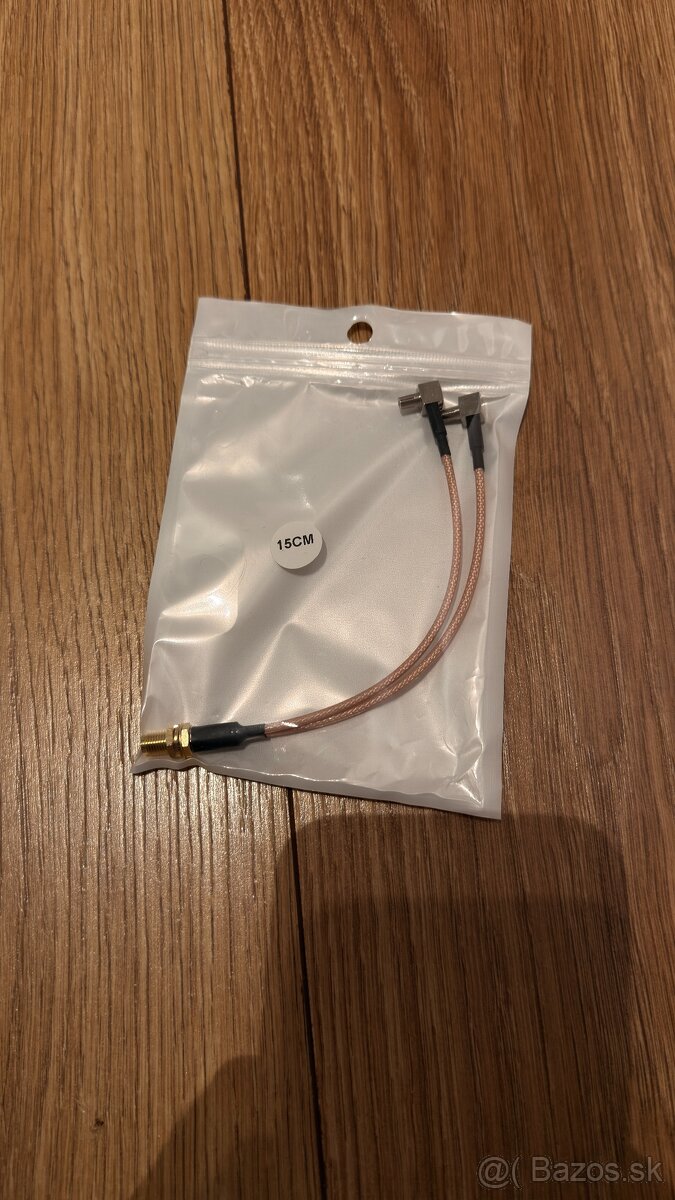 RF koaxiálny kábel SMA – 2× TS9 / CRC9 (15 cm) - 4