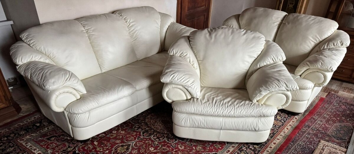 Kožená sedací souprava 3+2+1,5834 - 4