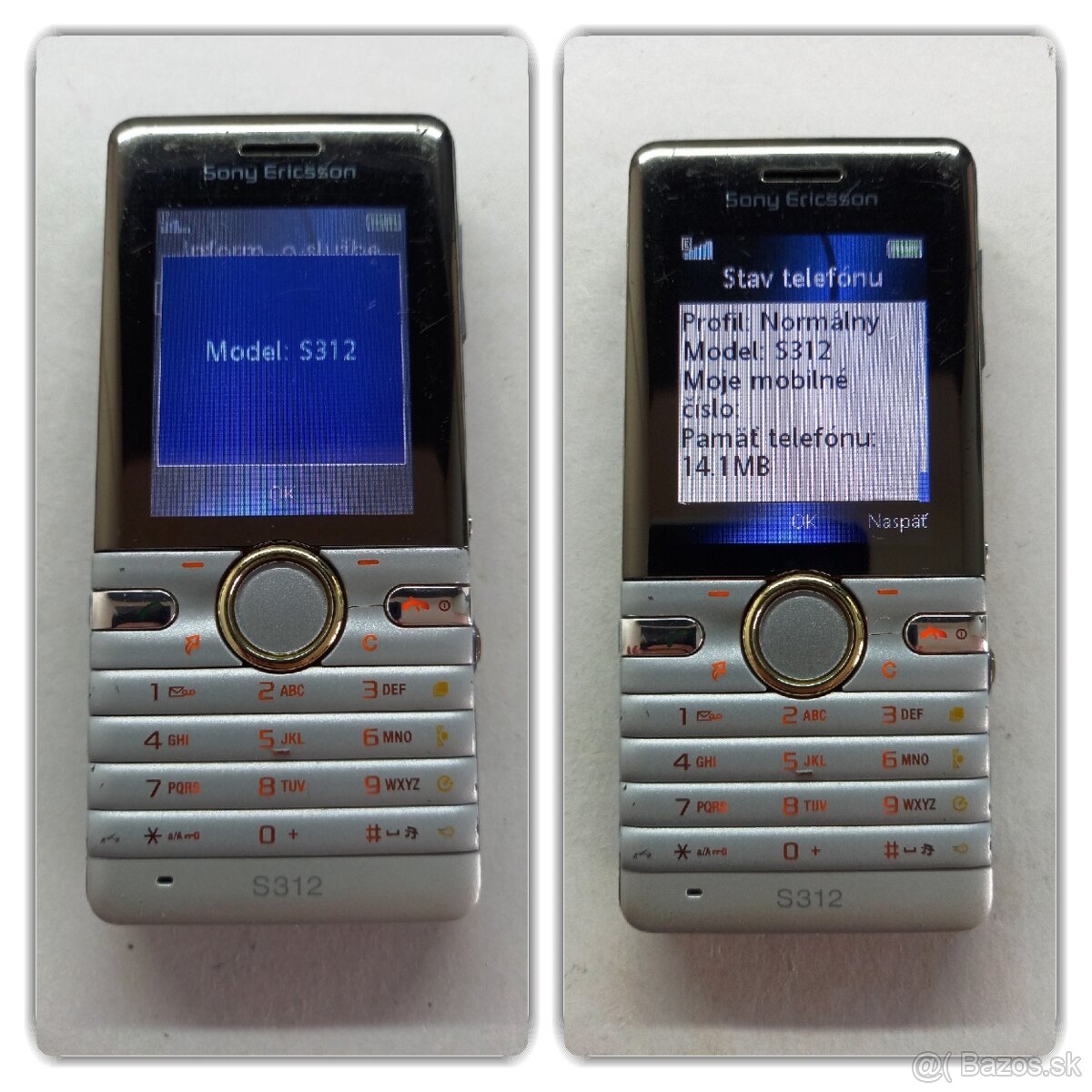 SONY ERICSSON S312 Veľmi zriedkavý model - 4