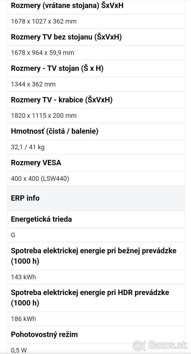 SMART televízor LG 189cm - 4