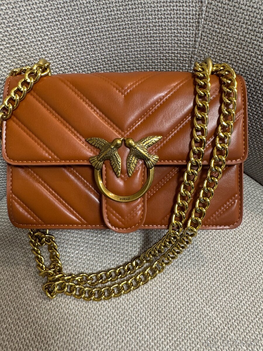 Pinko hnedá kabelka / NOVÁ - 4